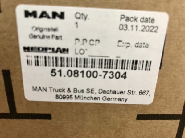 EGR camion man 51081007304
